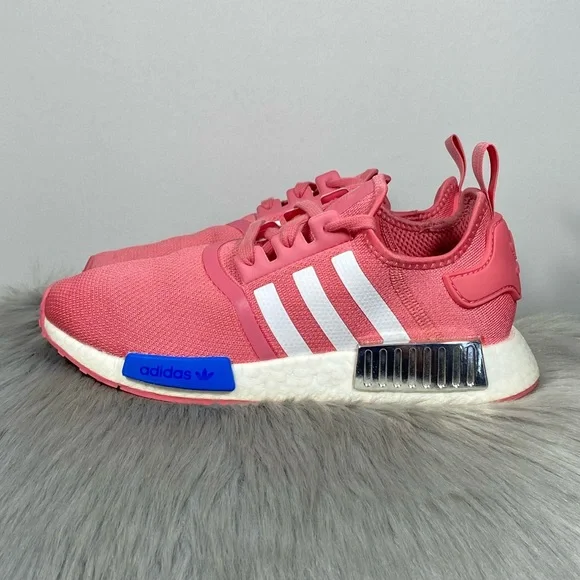 Adidas NMD R1 Hazy Rose Glow Blue Women Running Shoes